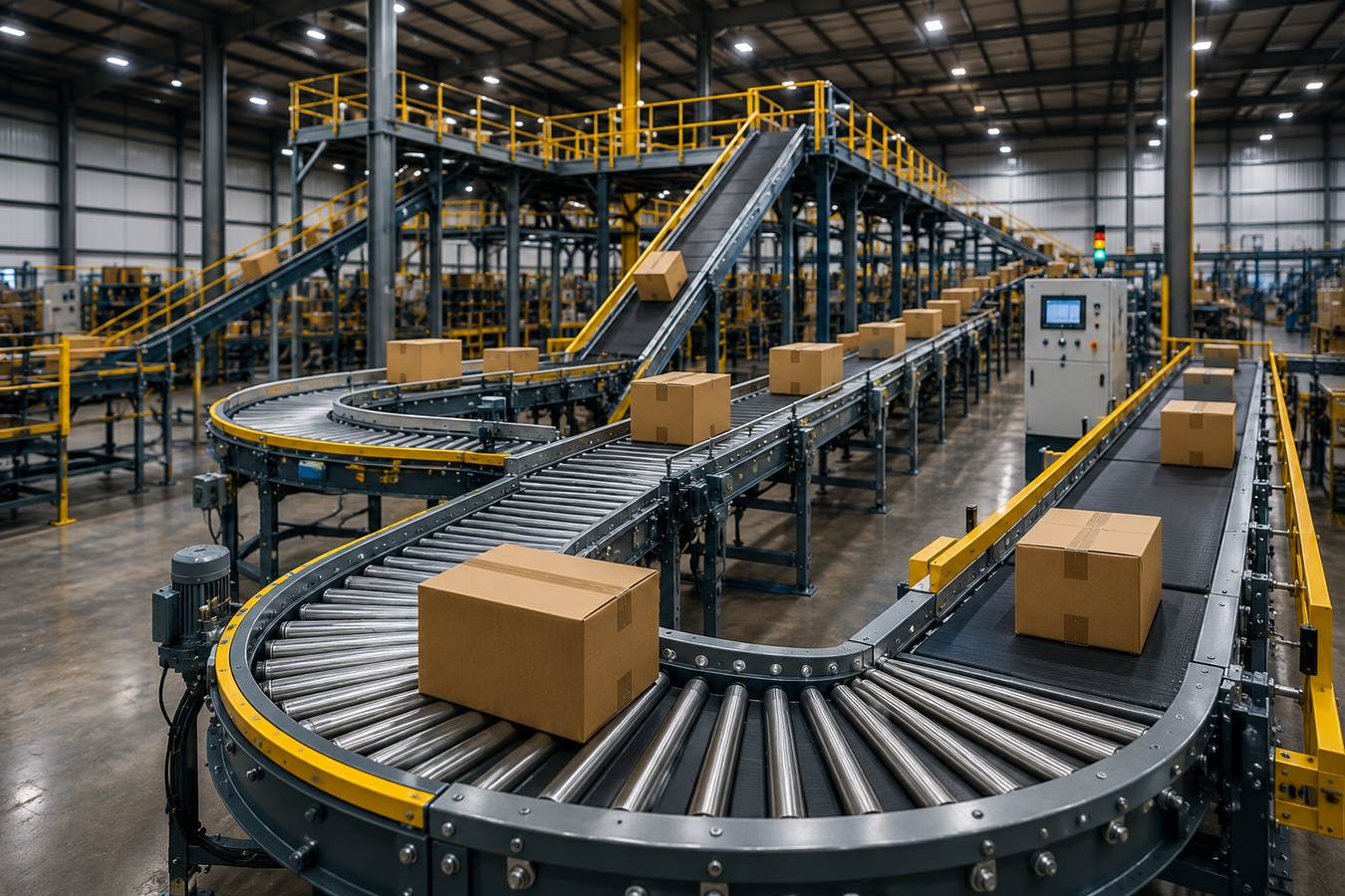 Industrial conveyor systems by AB Engineering